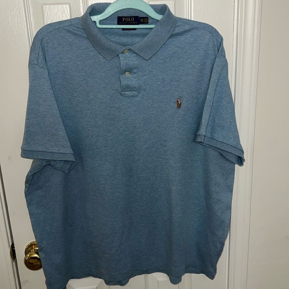 Polo Ralph Lauren shirt blue brown